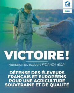 agriculture européenne éleveurs France rapport FIDANZA adoption Parlement européen, souveraineté alimentaire Europe, soutien agriculteurs et éleveurs, politique agricole européenne, qualité produits français, défense agriculture européenne